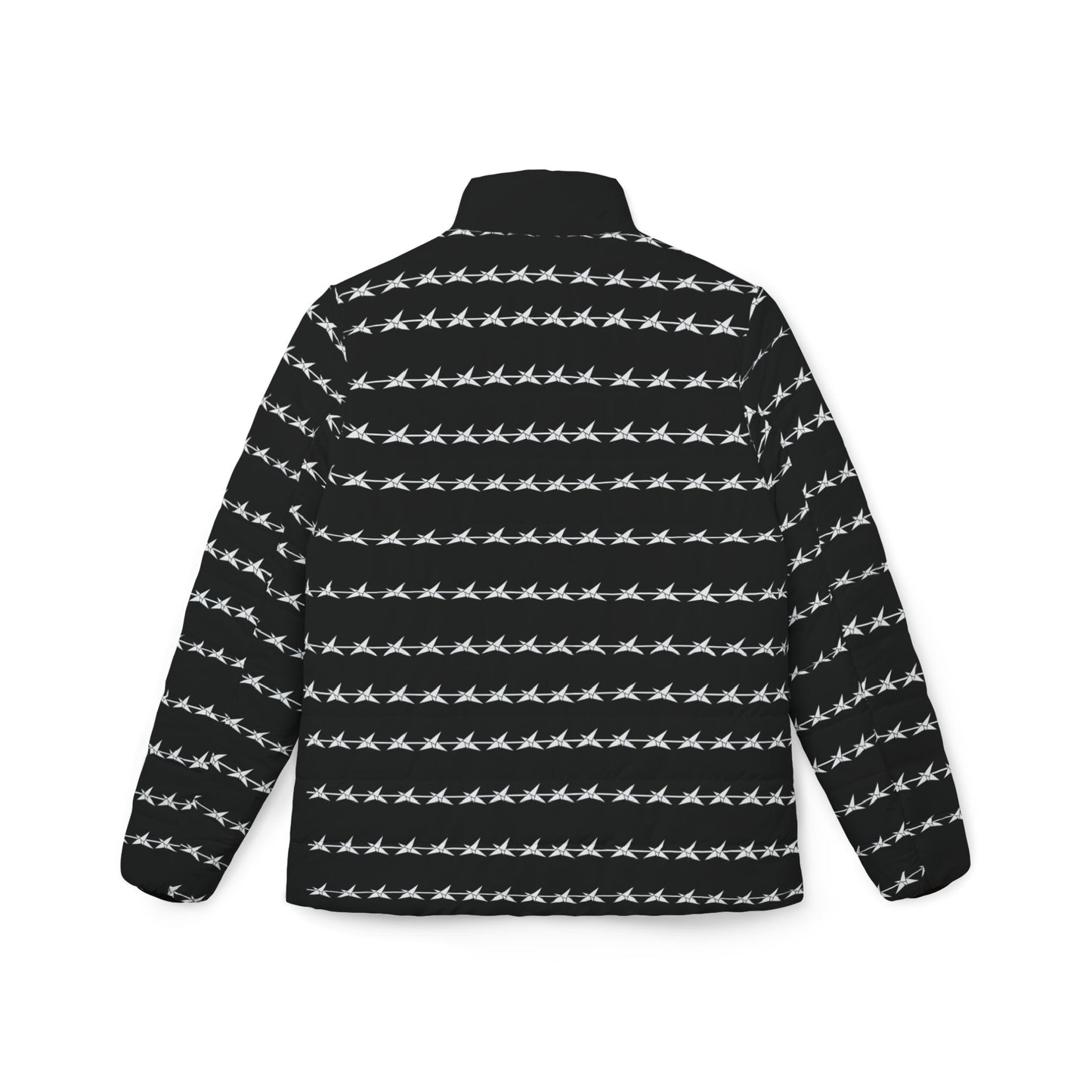 Women's Barbwire Origami Puffer (black)