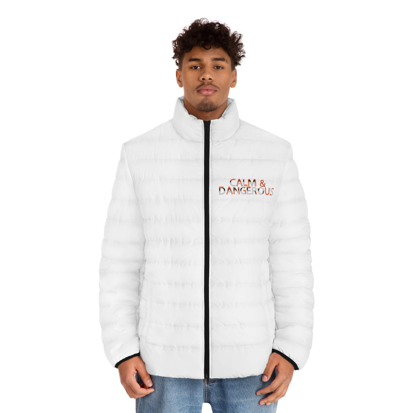 Burning Rose Puffer Jacket